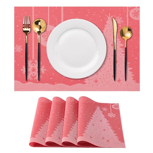 Placemats Set of 4 Washable Indoor (4 Count)