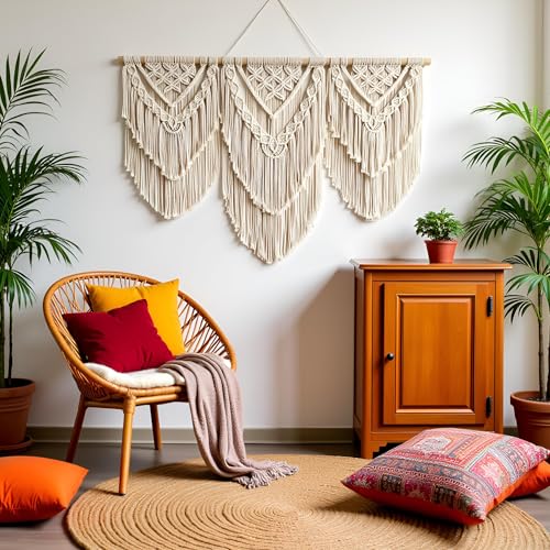 large macrame wall hanging