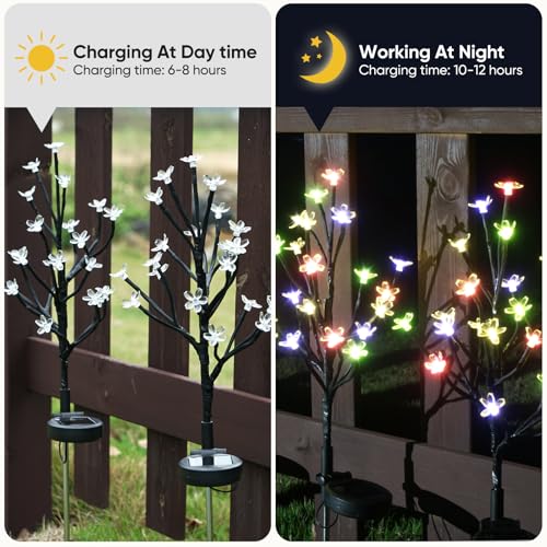4 Pack Solar Lights Outdoor Waterproof (4 Count)