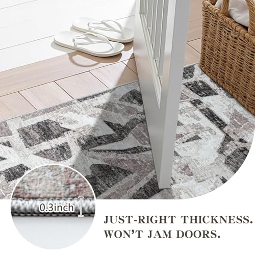 Modern Abstract Entry Rug Kitchen Bedroom Bathroom Door Mat Indoor Entrance 2X3 Front Porch Rugs Washable
