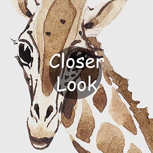 Safari Wallpaper for Children with Animals Jungle Wall Mural Watercolor Animals Nursery Wallpaper Kids Room Decor (94 Sq Ft)