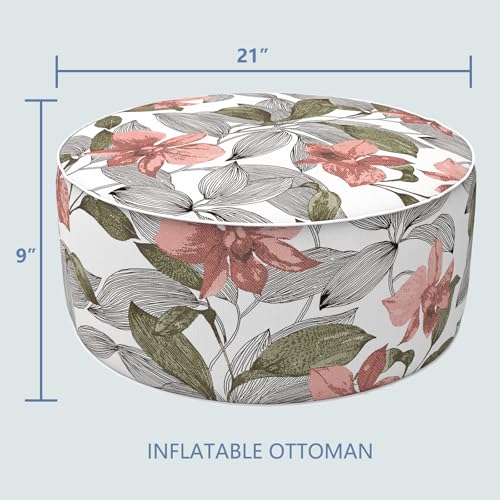 Outdoor Indoor Inflatable Footrest Stool
