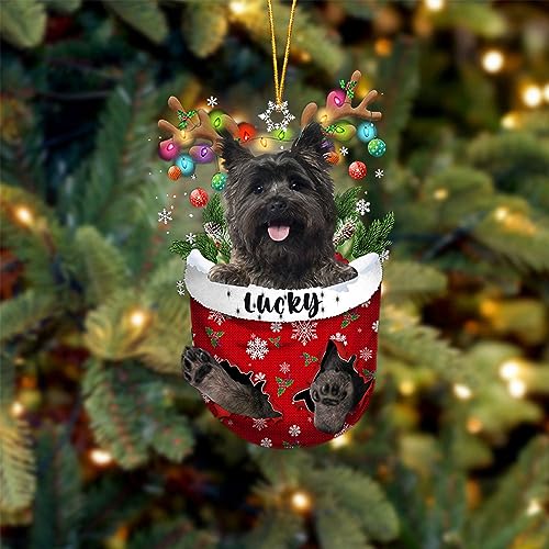 Cairn Terrier 2 Dog Christmas Ornament
