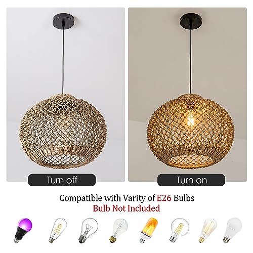 Rattan Pendant Light