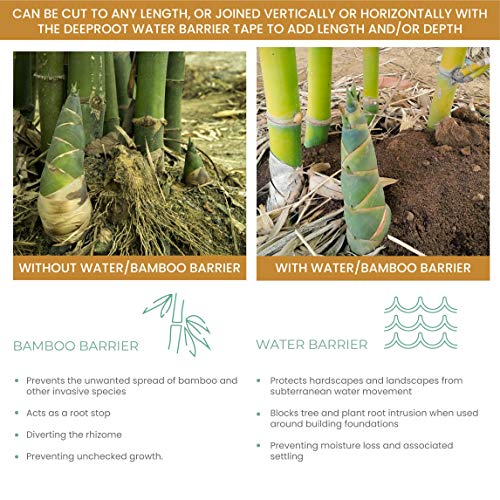 WB 24/30-50 Water/Bamboo Barrier, 24" x 50' roll-30 mil Thickness, Black