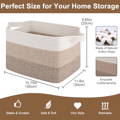Storage Basket for Organizing 3 Pack (3 Count)