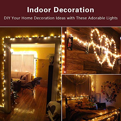 Clear White Incandescent Christmas String Lights 600 Count 139.2ft (139.2 Foot)
