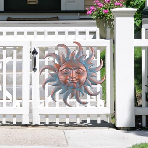 Sun Metal Wall Art Outdoor Decor