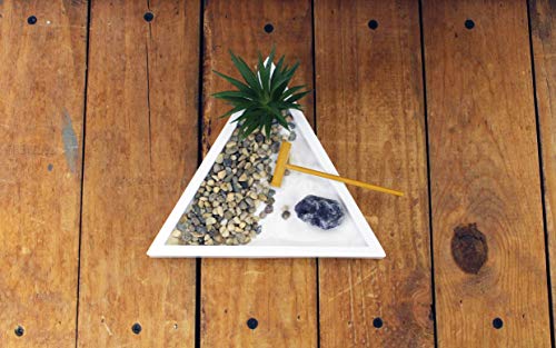Mini Zen Garden Kit with White Sand