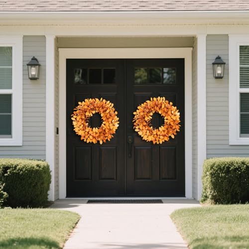 24 Inch Artificial Autumn Wreaths
