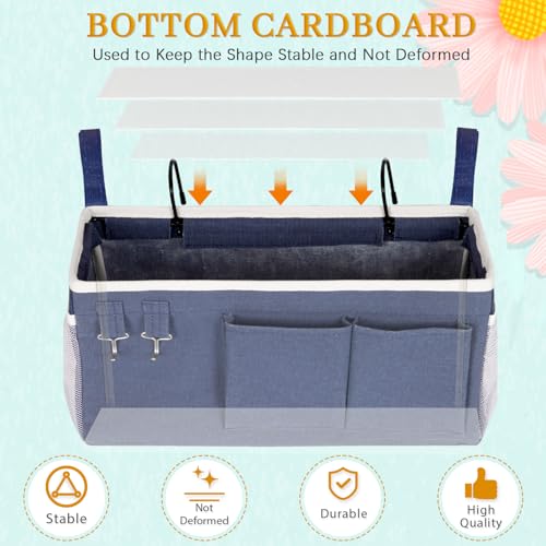 Bedside Caddy Bedside Storage Bag for Headboards (2 Count)