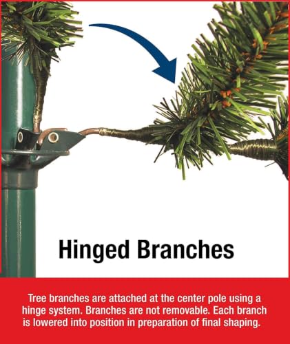 6ft Prelit Slim Artificial Christmas Tree
