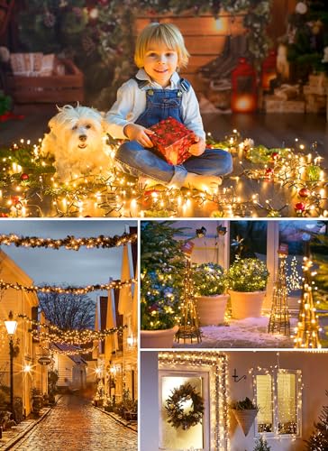 Solar Christmas Lights Outdoor Waterproof (160 Foot)