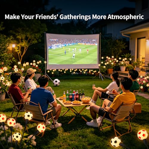 2026 Solar Soccer Lights (8 Count)