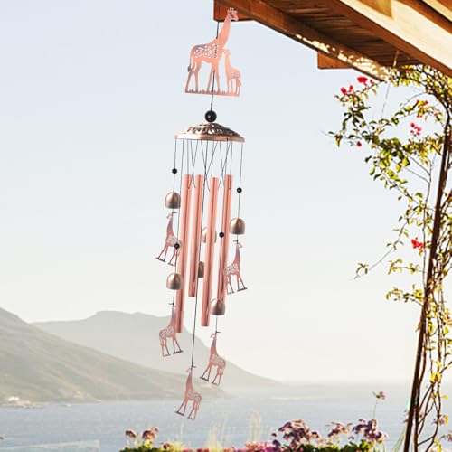 Brass Giraffe Wind Chime