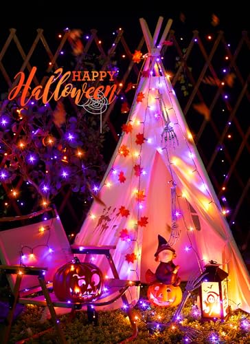 Halloween Solar Lights Outdoor (160 Foot)