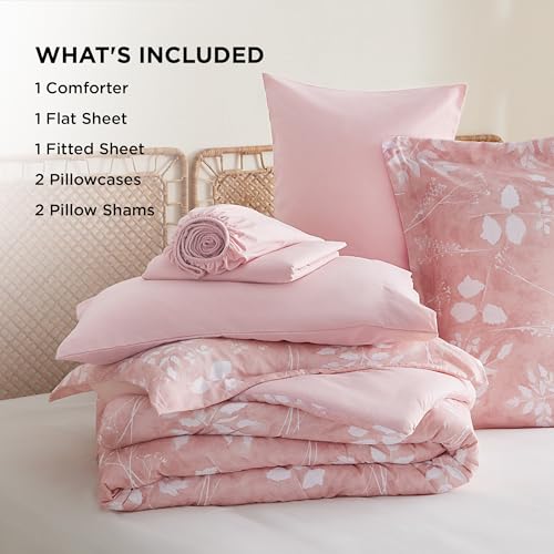 Floral Pink Comforter Set