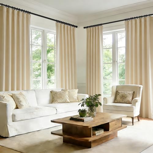 Room Divider Blackout Curtain Track Curtains Wall Dividers Panels Screen for Living Rooms Bedroom Office Privacy Partition Separation