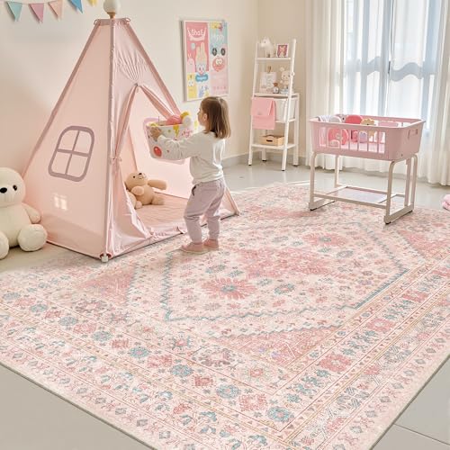 Pink Rugs for Bedroom (63 Sq Ft)