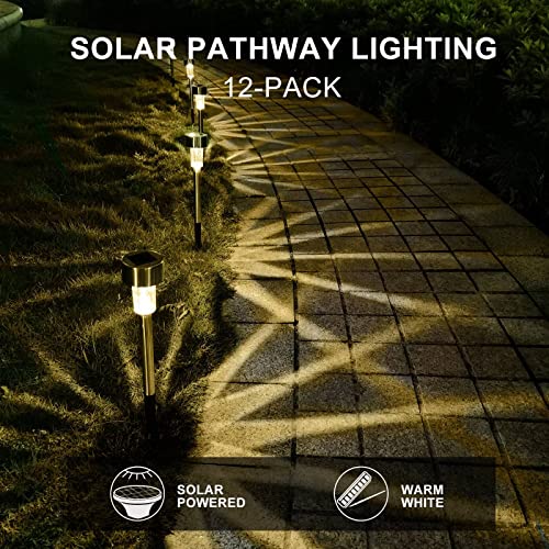 Solar Lights Outdoor Waterproof (12 Count)