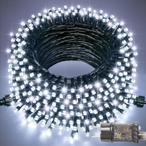 200 LED White Christmas Lights Outdoor (76.2 Foot)