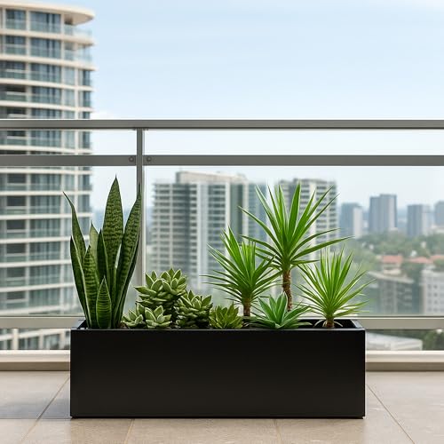 38”Lx15”Wx16”H Large Rectangular Planter