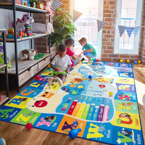 BENRON 5x7 Playroom Rug for Kids Washable