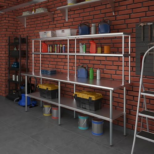 96 Inch Double Tier Overshelf (2 Count)
