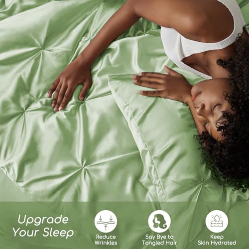 Satin King Size Comforter Set