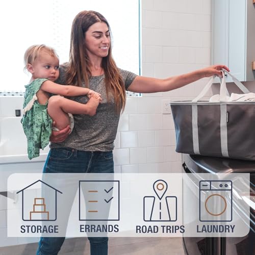 Collapsible Laundry Tote LUXE (2 Count)