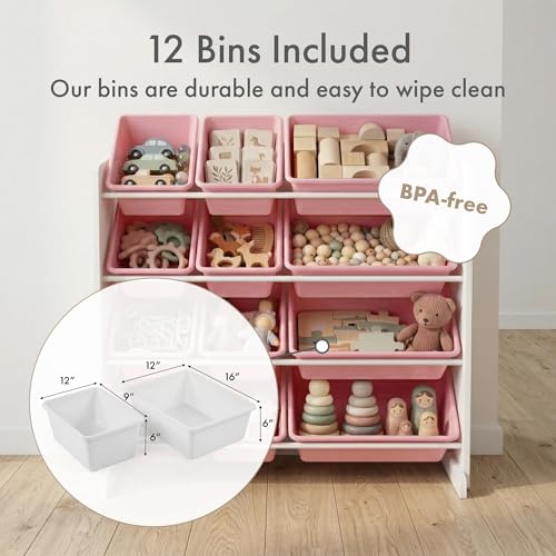 Kids Toy Organizer with 12 Bins