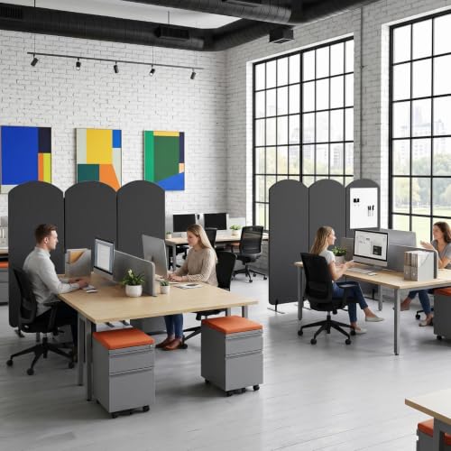 72 x 66 inch Freestandings Privacy Panel 3 Panel 24 inch Panels