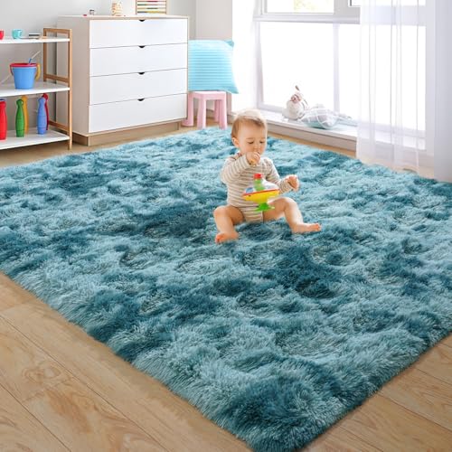 Soft Rug for Living Room Bedroom Large Comfy Modern Shaggy Fuzzy for Kids (35 Sq Ft)