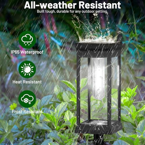 12 Pack Solar Pathway Lights Outdoor (12 Count)