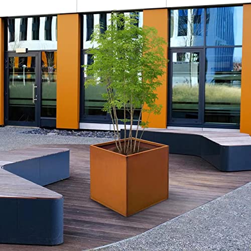 Corten Steel Planter Box 28 Inch