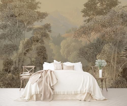 Tropical Jungle Wallpaper Landscape Tree wall murals for Bedroom 159"x107"
