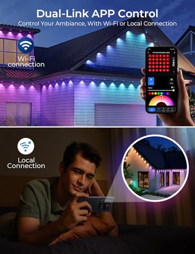 Permanent Outdoor Lights 200ft (200 Foot)