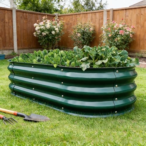 Gardmax Galvanized Raised Garden Bed