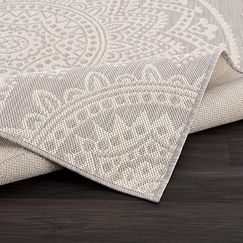 Outdoor Rug 5x7 Modern Area Rugs for Indoor and Outdoor Patios and Porches
