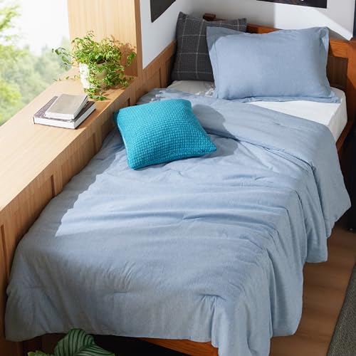 Light Blue Twin Comforter Set
