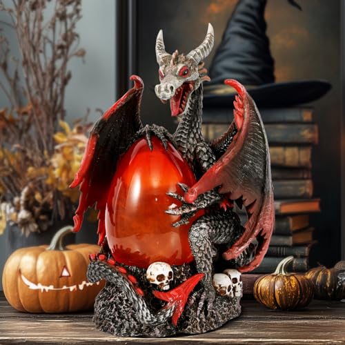 Fire Dragon Snow Globe with Glitter