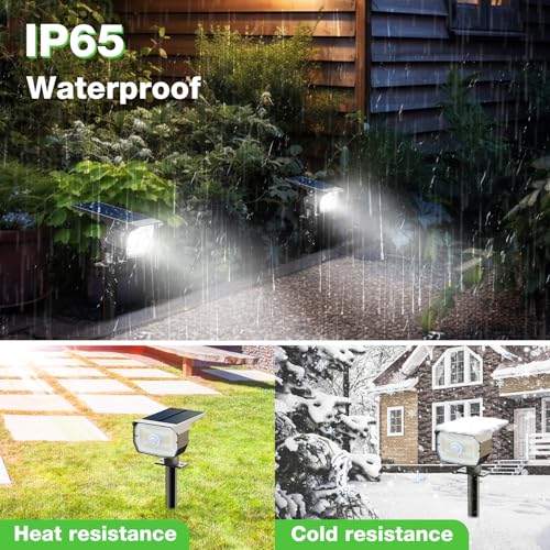 Solar Lights Outdoor Waterproof (2 Count)