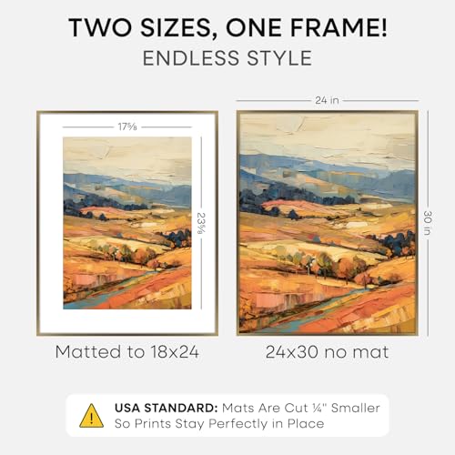 24x30 Bronze Picture Frame (2 Count)