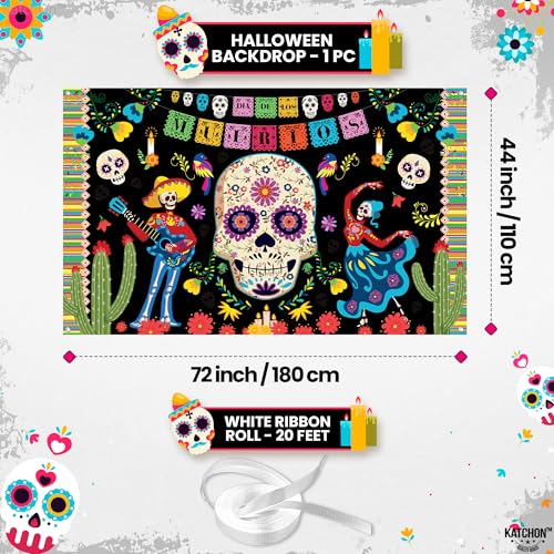 Day of the Dead Backdrop 72x44 Inch