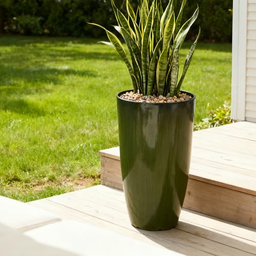 Garden 23.5" H. Large Plastic Planters (2 Count)