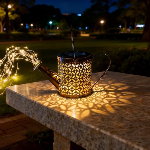 Solar Watering Can Light