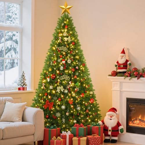9FT Pre Lit Christmas Tree with Remote Control