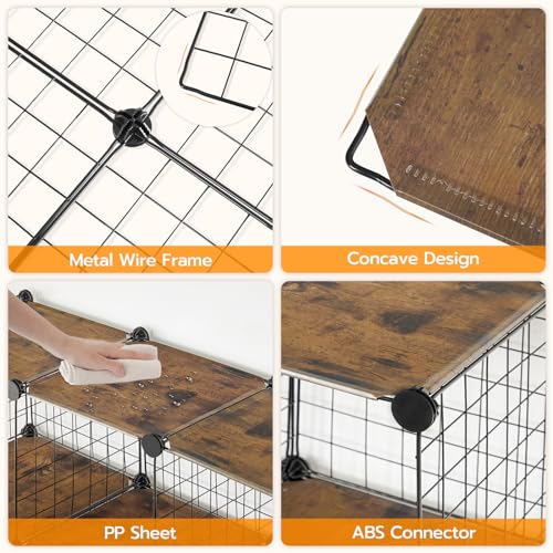 Wire Cube Storage Organizer (6 Count)