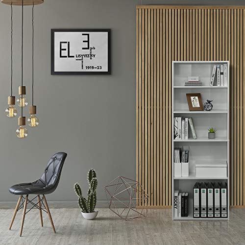 Wright 5 Shelf Bookcase