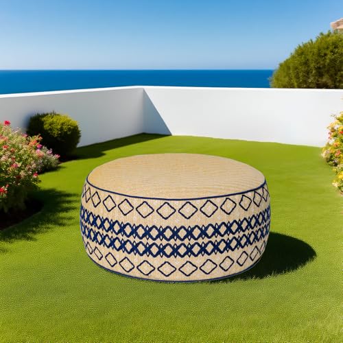 Outdoor Inflatable Ottoman with Air Pump
